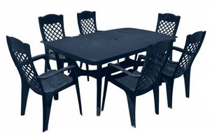 סט שולחן בולטימור ו-6 כסאות לירון Baltimore Liron Set אפור סט שולחן בולטימור ו-6 כסאות לירון Baltimore Liron Set אפור