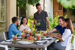 סט הרמוני - שולחן הרמוני נפתח ו-8 כסאות הרמוני עם מסעדי ידיים HARMONY EXT SET סט הרמוני - שולחן הרמוני נפתח ו-8 כסאות הרמוני עם מסעדי ידיים HARMONY EXT SET