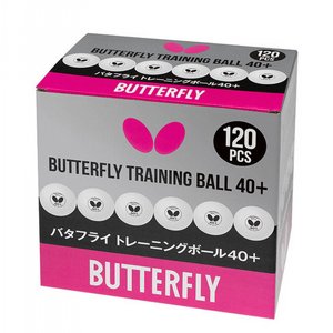 120 כדורי טניס שולחן לאימון Butterfly Training Ball +40 120 כדורי טניס שולחן לאימון Butterfly Training Ball +40