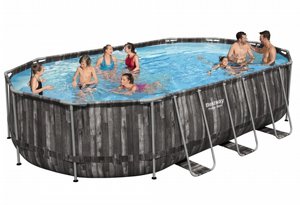 בריכה אובלית(אולטרה ) 610X366X122 +משאבת פילטר 1500 +סולם וכיסוי דגם 5611R בריכה אובלית(אולטרה ) 610X366X122 +משאבת פילטר 1500 +סולם וכיסוי דגם 5611R