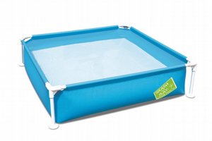 בריכת צינורות מלבנית מסגרת 122X122X30.5 ס"מ - BESTWAY דגם 56217 בריכת צינורות מלבנית מסגרת 122X122X30.5 ס"מ - BESTWAY דגם 56217