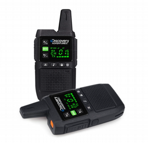זוג מכשירי ווקי טוקי עם מסך תצוגה רחב Discovery DS820 זוג מכשירי ווקי טוקי עם מסך תצוגה רחב Discovery DS820