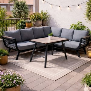 מערכת ישיבה לגינה ולמרפסת אלומיניום 4 חלקים דגם אנגליה מערכת ישיבה לגינה ולמרפסת אלומיניום 4 חלקים דגם אנגליה