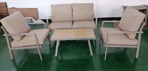 מערכת ישיבה אלומיניום לגינה ולמרפסת דגם ורנה צבע שמפניה מערכת ישיבה אלומיניום לגינה ולמרפסת דגם ורנה צבע שמפניה