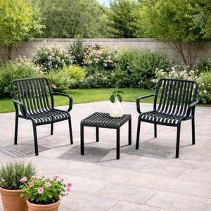 סט זוגי כיסאות ושולחן לגינה ולמרפסת דגם ספרד