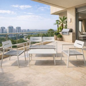 סט כיסאות זוגי ושולחן לגינה ולמרפסת ראטן דגם מרסייה סט כיסאות זוגי ושולחן לגינה ולמרפסת ראטן דגם מרסייה