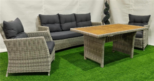 מערכת ישיבה לגינה ולמרפסת ראטן דגם בוקרשט מערכת ישיבה לגינה ולמרפסת ראטן דגם בוקרשט