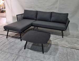 מערכת ישיבה לגינה ולמרפסת פינתי דגם יוון מערכת ישיבה לגינה ולמרפסת פינתי דגם יוון