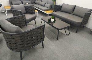 מערכת ישיבה לגינה ולמרפסת דגם מלטה מערכת ישיבה לגינה ולמרפסת דגם מלטה