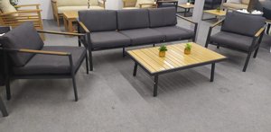 מערכת ישיבה לגינה ולמרפסת אלומיניום 4 חלקים דגם ליסבון מערכת ישיבה לגינה ולמרפסת אלומיניום 4 חלקים דגם ליסבון