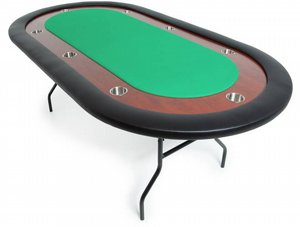 שולחן פוקר קלפים REGIIS מתקפל מתאים ל 10 שחקנים כולל רגלי מתכת מתקפלות - צבע ירוק שולחן פוקר קלפים REGIIS מתקפל מתאים ל 10 שחקנים כולל רגלי מתכת מתקפלות - צבע ירוק