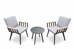 סט זוגי כיסאות ושולחן לגינה ולמרפסת דגם גאיה סט זוגי כיסאות ושולחן לגינה ולמרפסת דגם גאיה