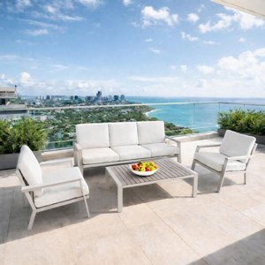 סט פינת ישיבה תלת מושבית יונייטד שמפניה סט פינת ישיבה תלת מושבית יונייטד שמפניה