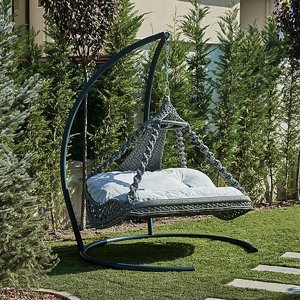 ערסל חבלים זוגי יוקרתי דגם סנשיין- צבע אפור ערסל חבלים זוגי יוקרתי דגם סנשיין- צבע אפור