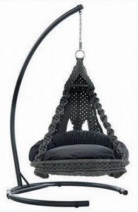 ערסל חבלים יחיד יוקרתי דגם סנשיין- צבע אפור ערסל חבלים יחיד יוקרתי דגם סנשיין- צבע אפור