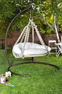 ערסל חבלים זוגי יוקרתי דגם סנשיין- צבע קרם ערסל חבלים זוגי יוקרתי דגם סנשיין- צבע קרם