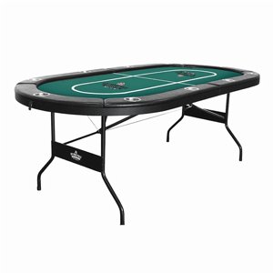 שולחן פוקר אליפטי מתקפל 213 ס"מ Hot Hand Poker סופרליג בצבע ירוק שולחן פוקר אליפטי מתקפל 213 ס"מ Hot Hand Poker סופרליג בצבע ירוק