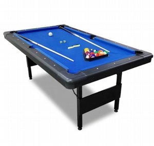 שולחן ביליארד מתקפל 7 פיט BLACK - צבע כחול שולחן ביליארד מתקפל 7 פיט BLACK - צבע כחול