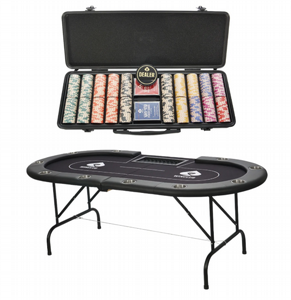 שולחן פוקר דגם סטאר וערכת פוקר ABS מקצועיים MONTE CARLO MILLIONS שולחן פוקר דגם סטאר וערכת פוקר ABS מקצועיים MONTE CARLO MILLIONS