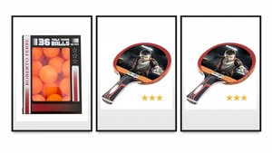 זוג מחבטי פינג פונג מקצועיים ומארז 36 כדורים 3 כוכבים - ROBERTO FERRE זוג מחבטי פינג פונג מקצועיים ומארז 36 כדורים 3 כוכבים - ROBERTO FERRE