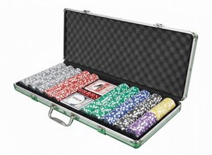 ערכת פוקר מקצועית 500 צ'יפים מחימר 13.5 גרם ערכת פוקר מקצועית 500 צ'יפים מחימר 13.5 גרם