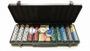 מזוודת פוקר מקצועית 500 ז'יטונים חימר -MONTE CARLO ROOM מונטה קרלו - ערך 1,000$ - 1$ מזוודת פוקר מקצועית 500 ז'יטונים חימר -MONTE CARLO ROOM מונטה קרלו - ערך 1,000$ - 1$