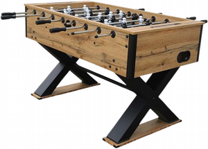 שולחן כדורגל 5 פיט BLACK PRO-X – מאסיבי בשילוב עץ ושחור שולחן כדורגל 5 פיט BLACK PRO-X – מאסיבי בשילוב עץ ושחור