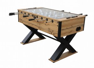 שולחן כדורגל 5 פיט BLACK PRO-X - עם זכוכית מחוסמת שולחן כדורגל 5 פיט BLACK PRO-X - עם זכוכית מחוסמת