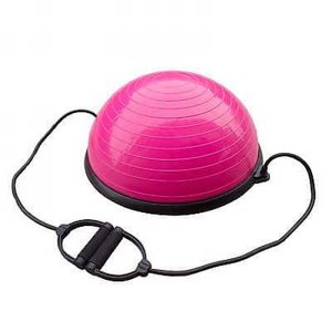 כדור בוסו ורוד BOSU 60 ס"מ כולל ידיות ומשאבה כדור בוסו ורוד BOSU 60 ס"מ כולל ידיות ומשאבה