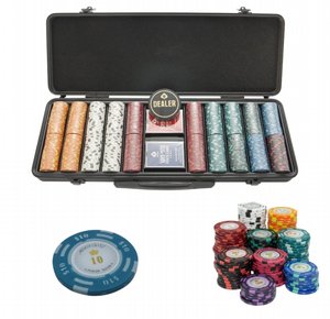 מזוודת פוקר ABS מקצועית 500 ז'יטונים חימר -MONTE CARLO ROOM LOW - ערך החל מ-0.5$ מזוודת פוקר ABS מקצועית 500 ז'יטונים חימר -MONTE CARLO ROOM LOW - ערך החל מ-0.5$