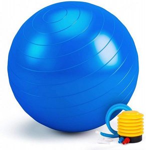 כדור פיזיו פיטבול לפילאטיס 55 ס"מ + משאבה כדור פיזיו פיטבול לפילאטיס 55 ס"מ + משאבה